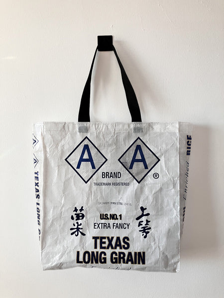 Texas Long Grain Rice Tote Bag (2, Medium with Pocket)