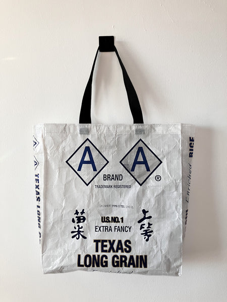 Texas Long Grain Rice Tote Bag (1, Small with Pocket)