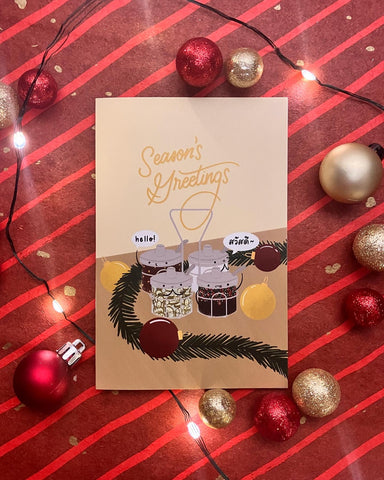 “Season’s Greetings” Holiday Card